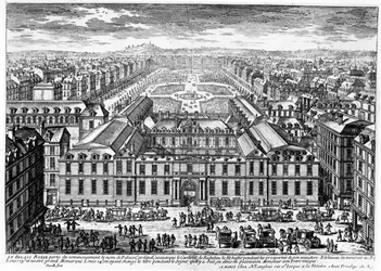 パレロワイヤル、パリ、c。 1680